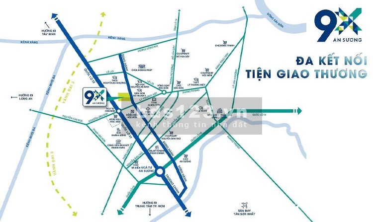Bán căn hộ chung cư 9X An Sương giá chính chủ từ CĐT chỉ 1,7 tỷ chưa CK