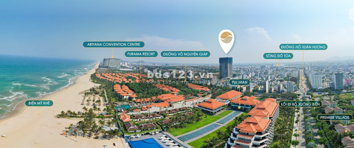 Bán căn hộ chỉ với 3xxx, sở hữu ngay căn hộ cao cấp ven biển Mỹ Khê - Đà Nẵng.
