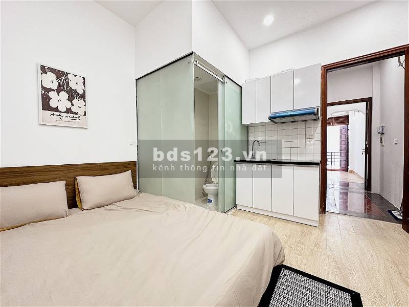 Bán nhà thiết kế: 45m2 x 5 tầng tổng có 9 phòng full nội thất như hình. Dòng tiền thu về 45 tr tháng