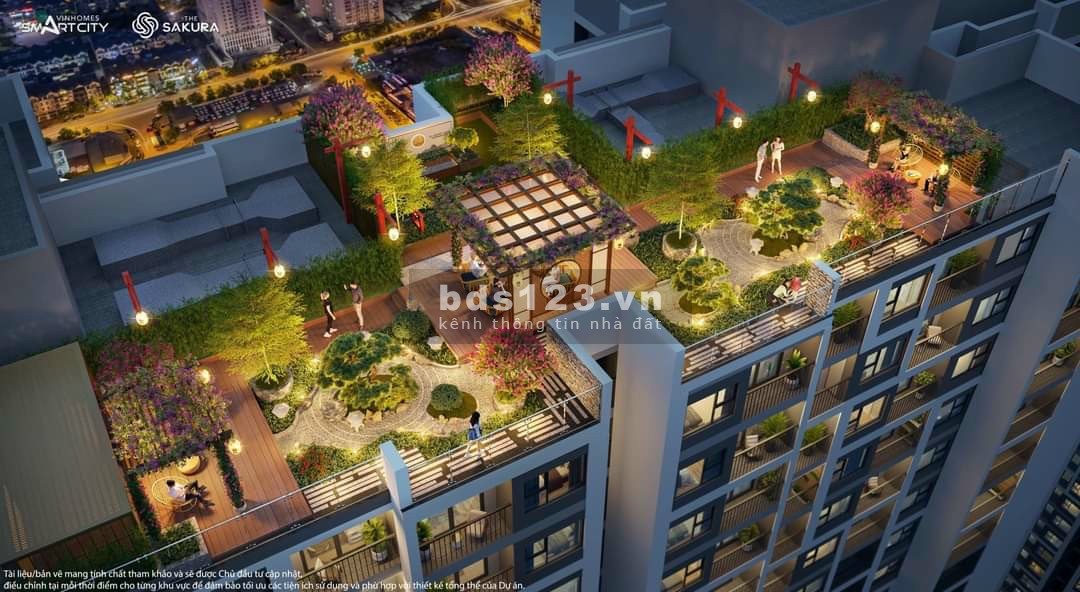Bán chung cư 103m tầng 8 view nội khu Nhật Bản tại Vinhomes Smart CIty hướng ĐN giá 4,5 tỷ