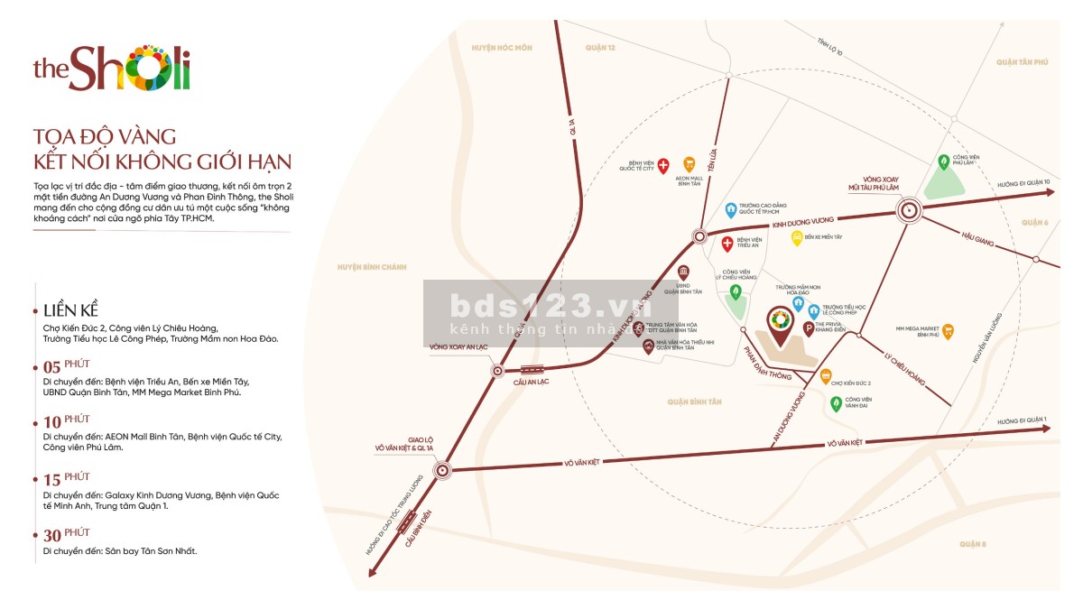 Bán Shophouse 5 tầng sở hữu lâu dài, mặt tiền An Dương Vương