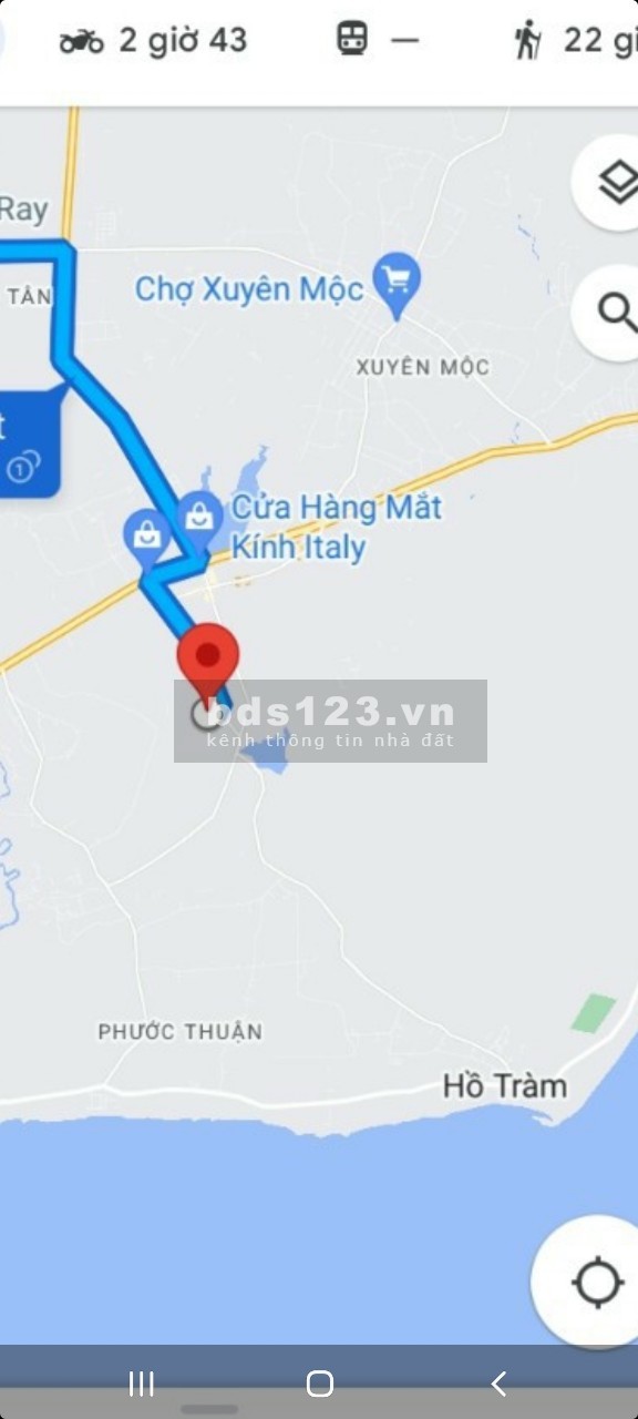 Chính chủ bán 350m2 ngang 9.5. Đất thổ sổ riêng gần KDL biển Hồ Tràm