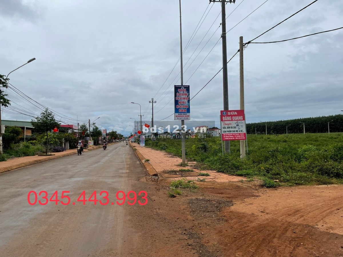 Bán gấp 3 lô đất nền đẹp nhất ngay chợ Phú Lộc – Krong Năng