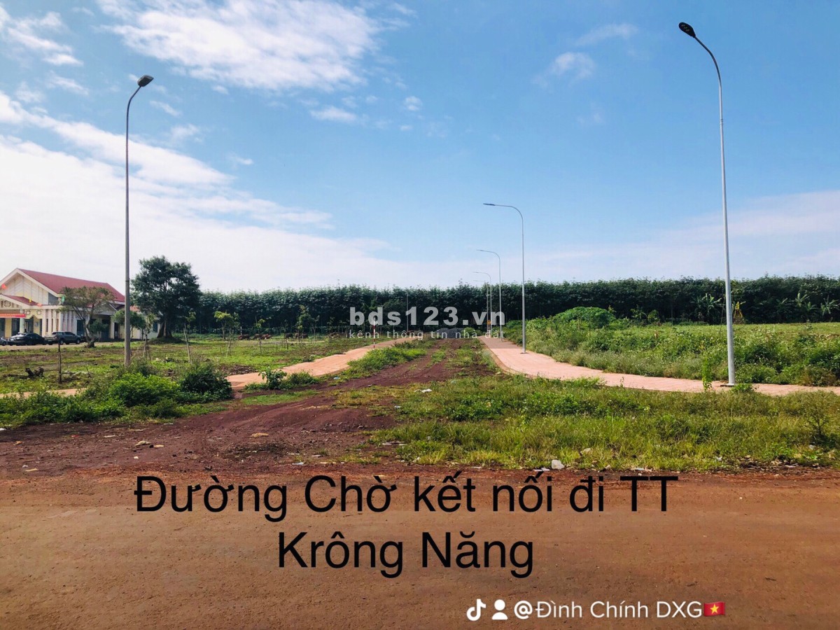 Chính chủ cần bán lô đất vị trí đẹp, giá rẻ trung tâm hành chính mới Krông Năng