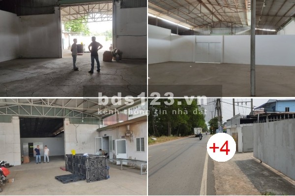 Cho thuê nhà xưởng ở Bình Chánh 1500m² giá rẻ