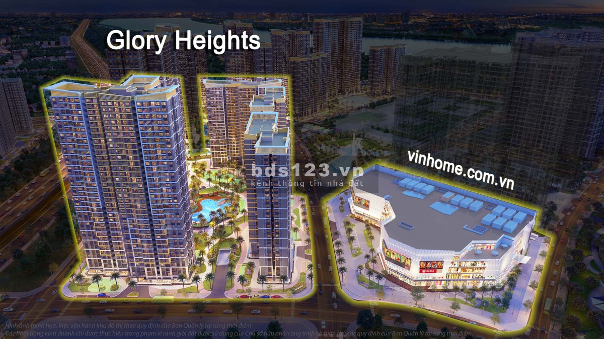 Bán căn hộ Glory Heights nhận booking giá từ 30 triệu, tặng ngay 1 chỉ vàng và hỗ trợ lãi suất 7 năm
