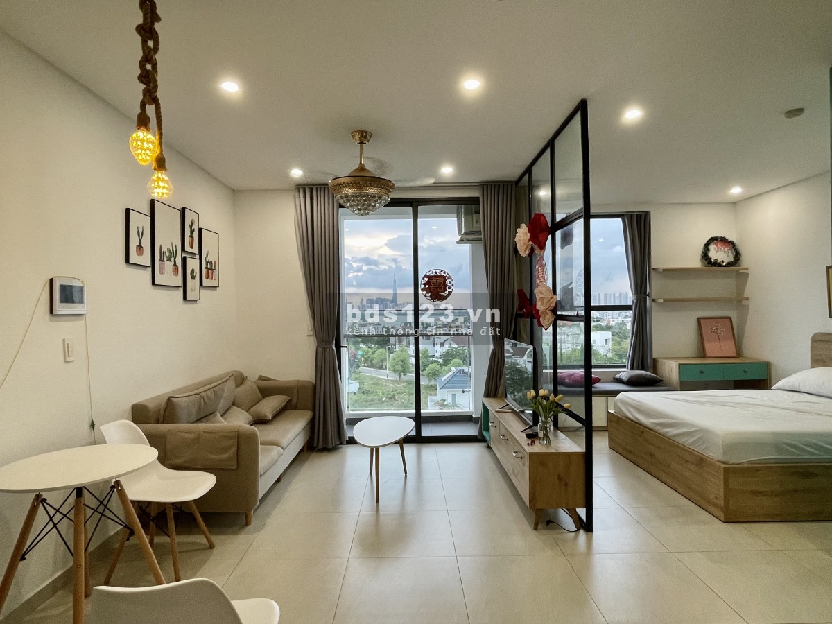 Cho thuê căn hộ officetel 45m2 chung cư Thủ Thiêm Dragon Quận 2, nội thất đầy đủ, vào ở ngay.