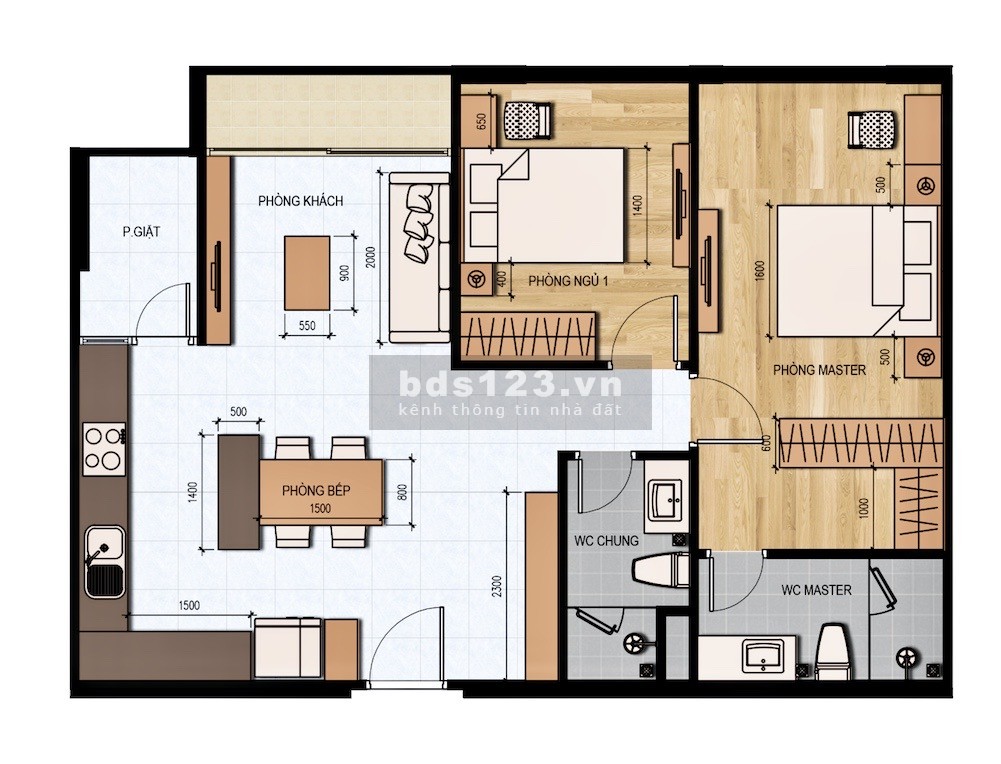 Bán căn hộ Thủ Thiêm Dragon 2PN-80m2 đã có sổ hồng, view công viên nội khu. LH 0898880505