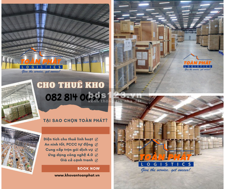 Cho thuê kho tại Dĩ An và KCN Sóng Thần 1 - Bình Dương