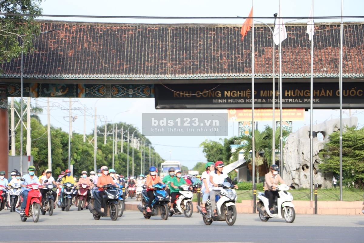 Tại KCN Minh Hưng Hàn Quốc Chơn Thành tôi có lô đất thổ cư gần 200m2 cần bán
