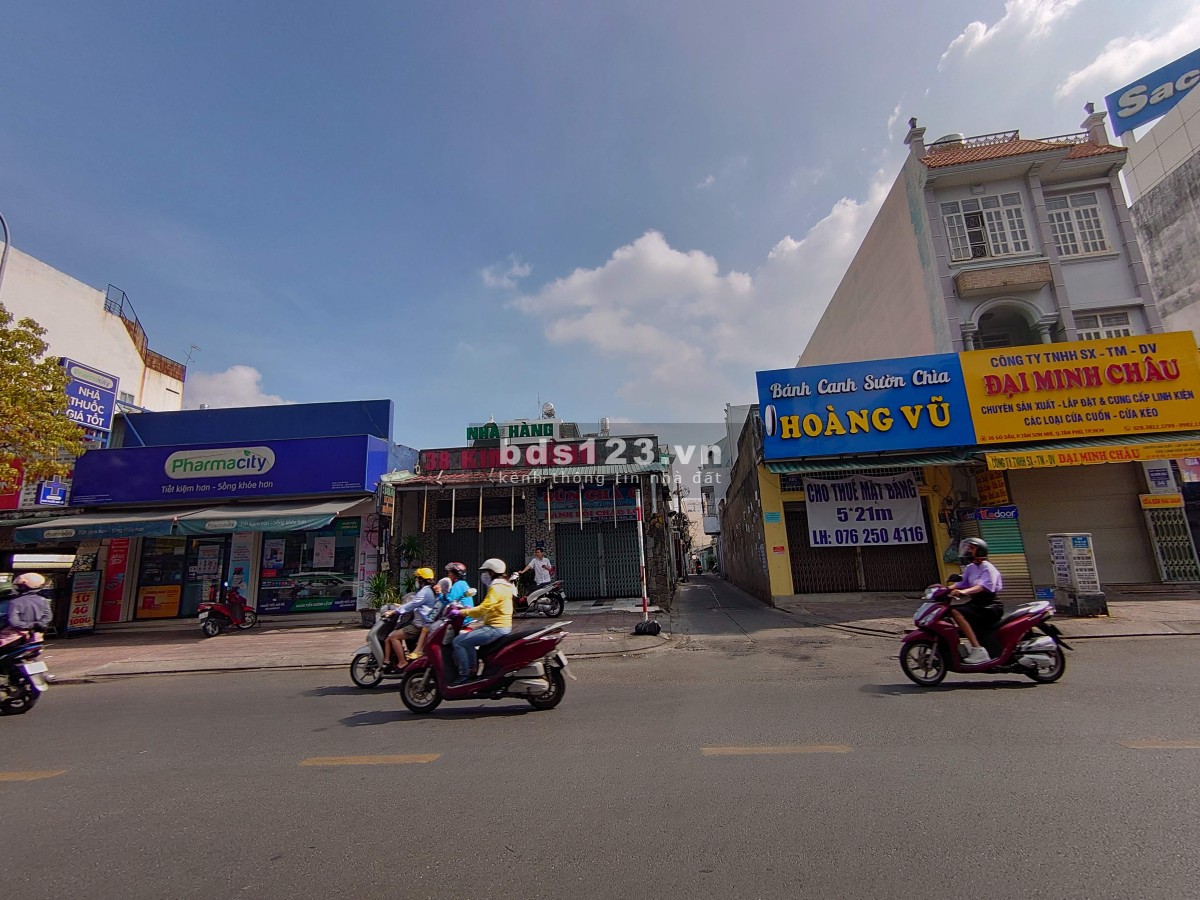 Mặt bằng căn góc, hẻm hông, 38 Gò Dầu, q. Tân Phú, 106m2