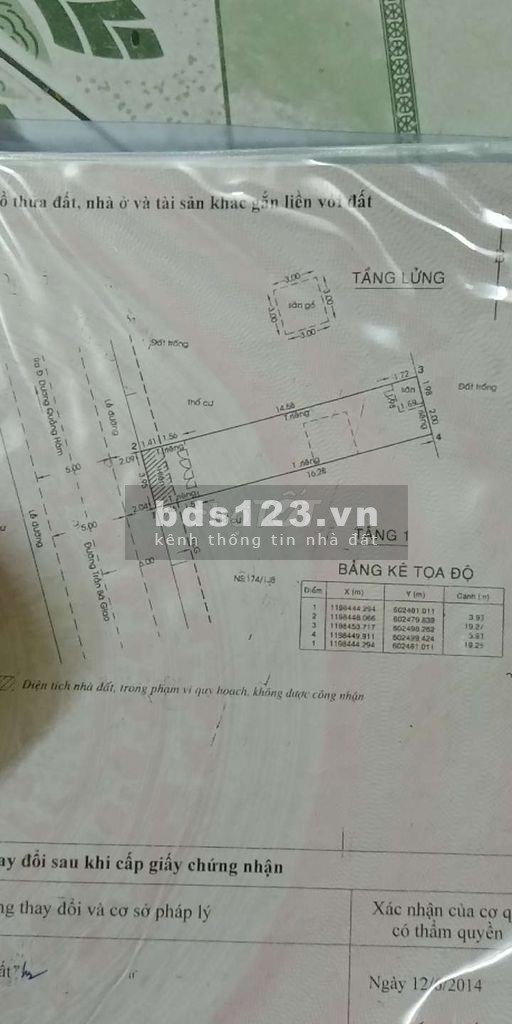 Bán nhà mặt tiền 200 Trần Bá Giao P5 Gò Vấp vị trí tiện kinh doanh