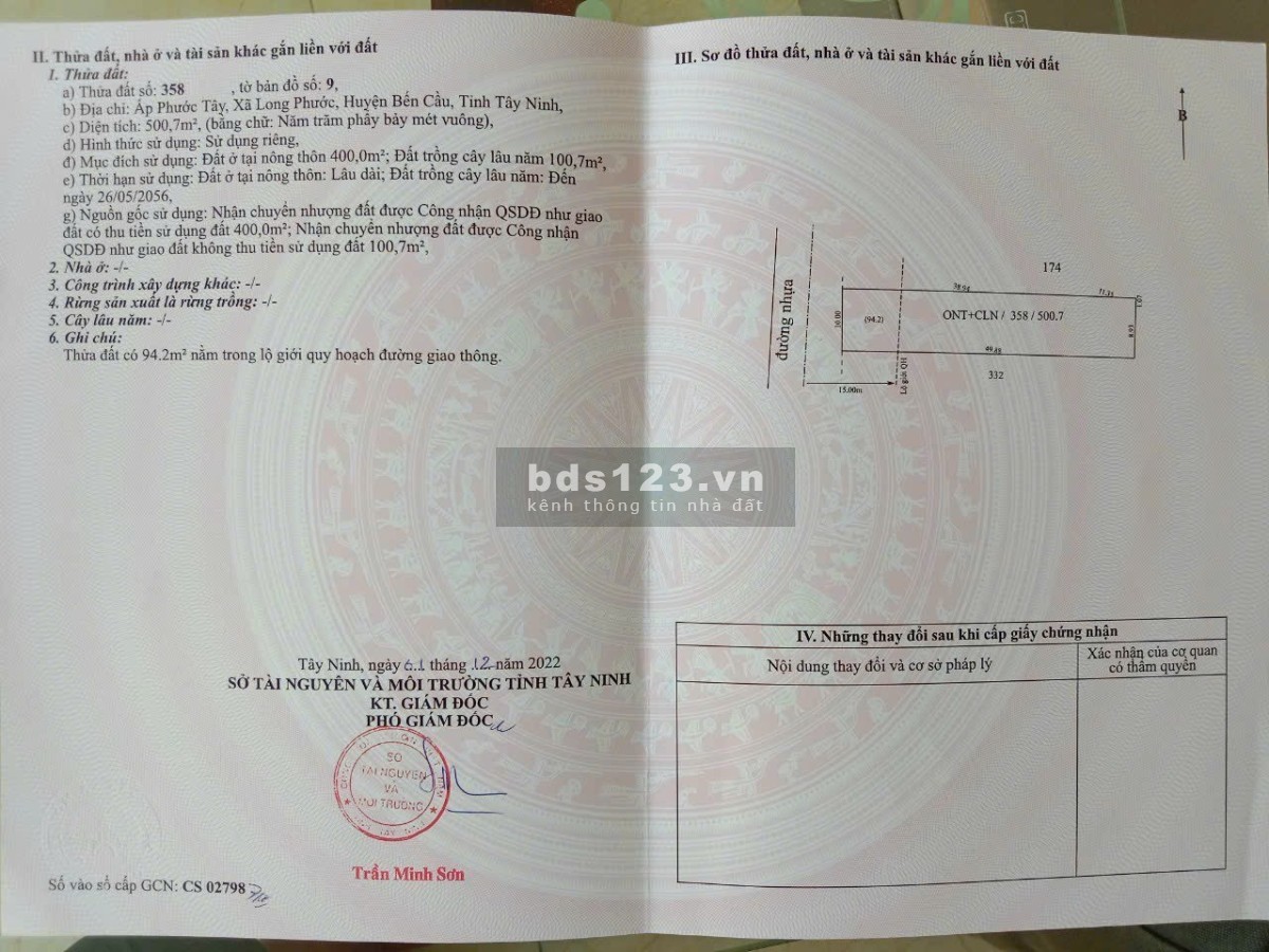 Chính chủ kẹt tiền bán lô đất Mt đường có thổ cư vi trí đẹp SHR