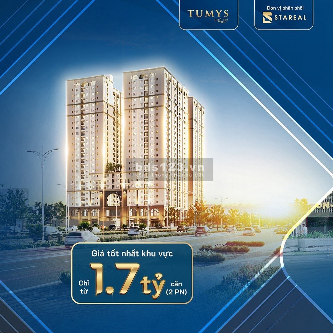 Sở hữu căn hộ chuẩn chuyên gia mặt tiền Quốc lộ 51 - Trung tâm thị xã Phú Mỹ chỉ từ 439 triệu.