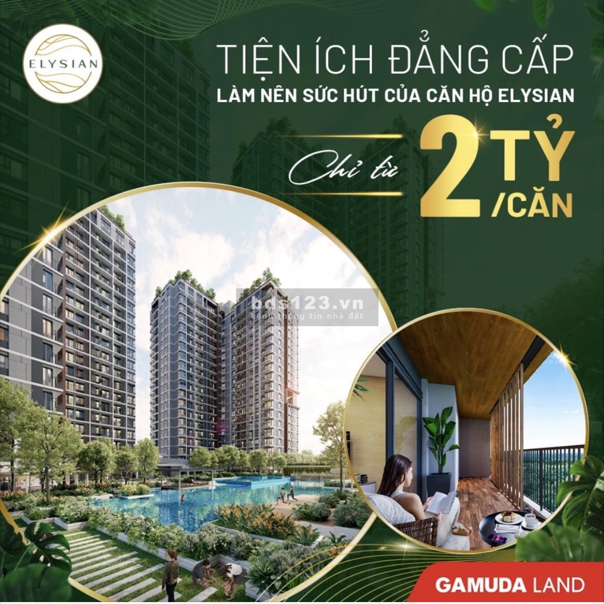 Tiện ich đẳng cấp làm nên sức hút của căn hộ Elysian