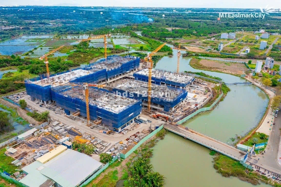 Căn hộ ven sông quận 9, đã xây lên tầng 6, giao nhà cuối 2024