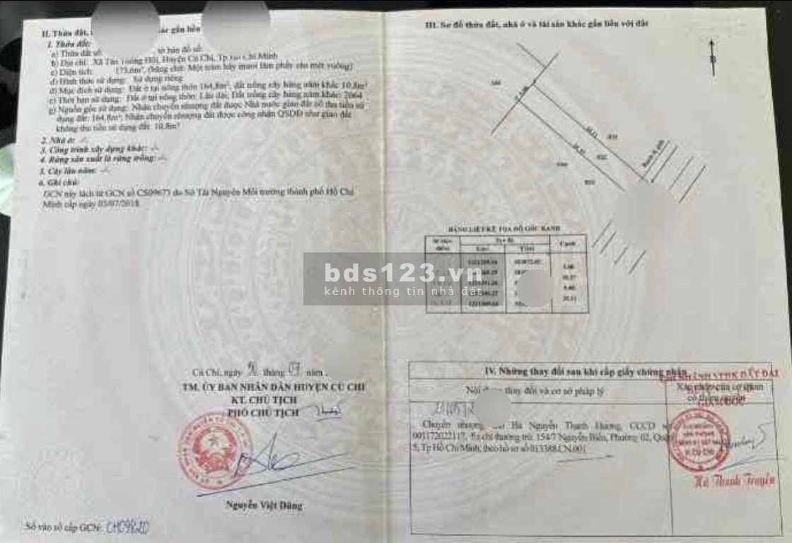 Đất ngợp, 173,6m2, chỉ 735tr, SHR, ngay MT đường Nguyễn Thị Hé, TTH, Củ Chi