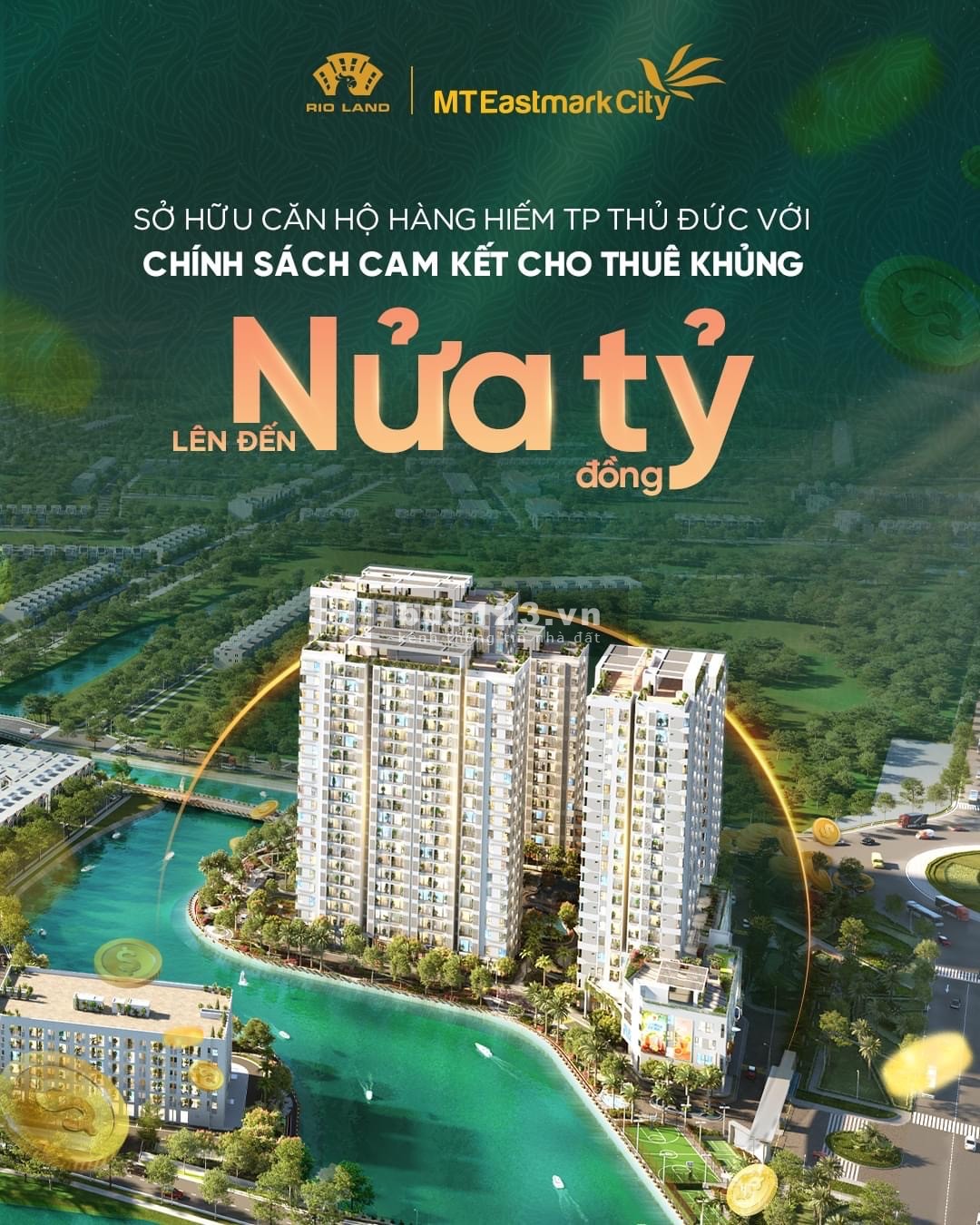 Căn hộ ven sông quận 9, đã xây lên tầng 6, giao nhà cuối 2024