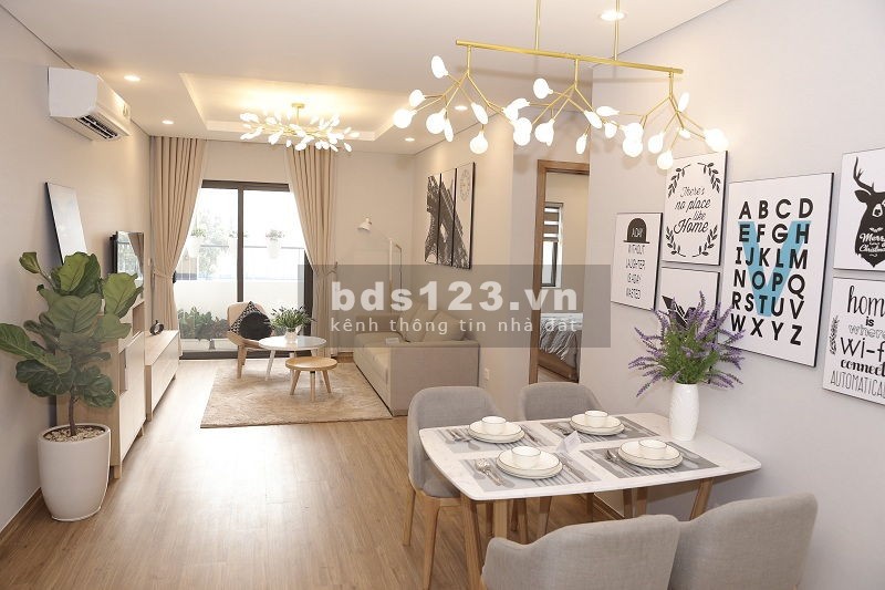 Căn hộ 66,75 m2, 2PN, 2VS, phù hợp với vợ chồng son, đang nuôi con nhỏ, tại dự án Le Grand Jardin