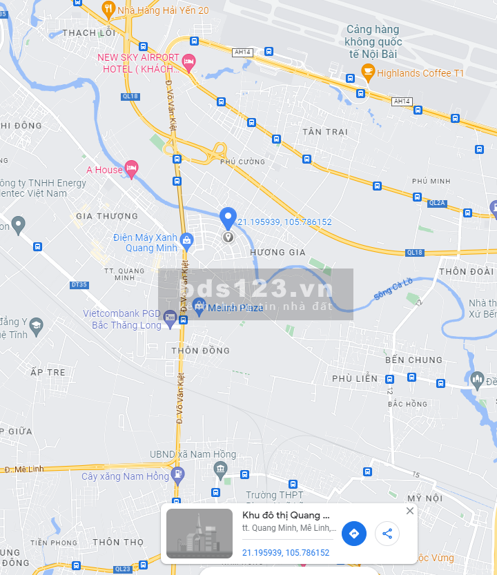 Cần chuyển nhượng gấp biệt thự khu ĐT Quang Minh - View vườn hoa trung tâm