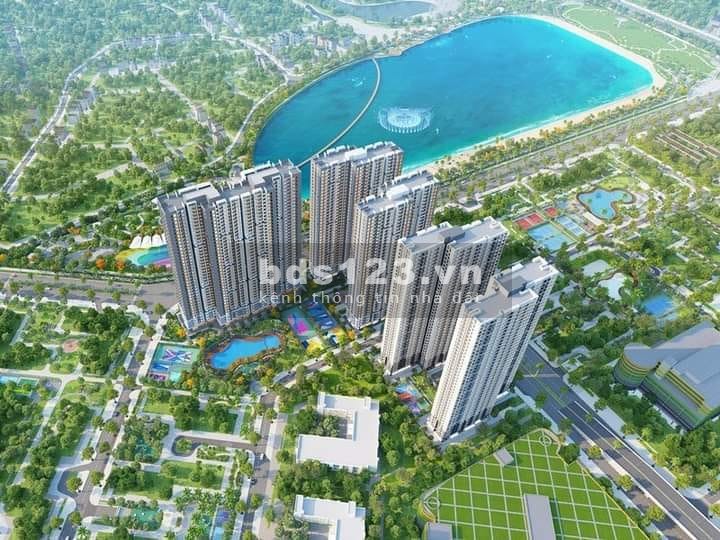 Cắt lỗ căn hộ góc 2 ngủ +1, 2wc CC Vinhomes Smart City, tầng trung view hồ công viên, giá 2.67 tỷ
