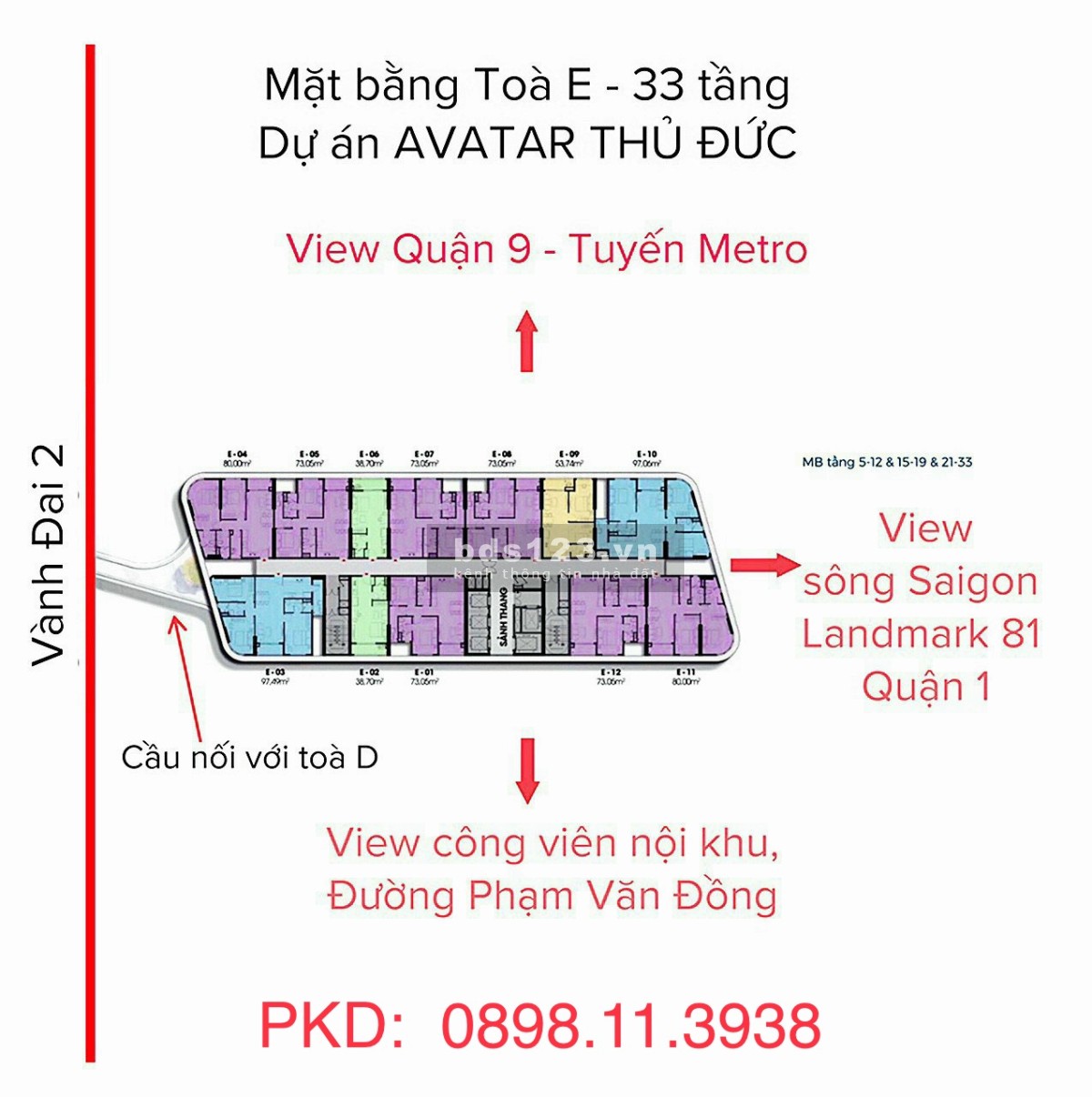 Chỉ 78tr sỡ hữu ngay căn hộ Thủ Đức Avatar PKD 0898113938