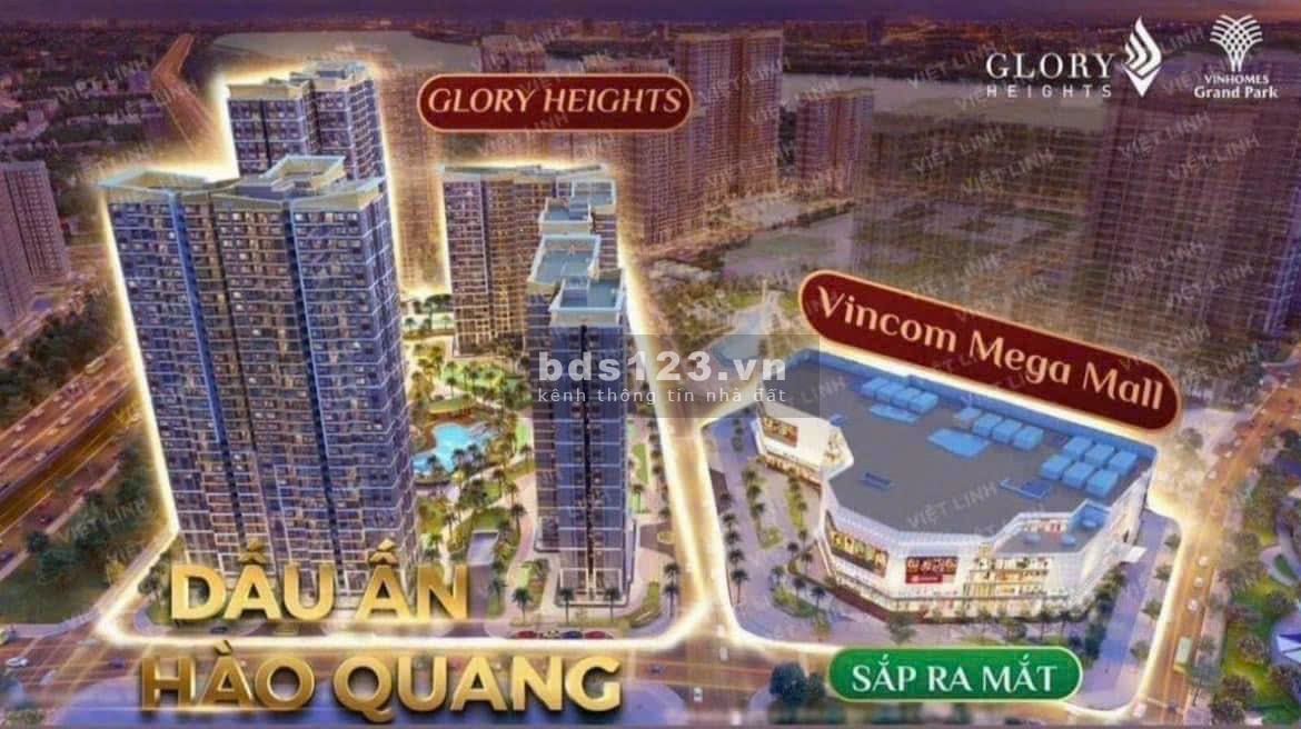 Glory Height phân khu căn hộ đẹp nhất được Vinhomes hỗ trợ ngân hàng lên đến 7 năm