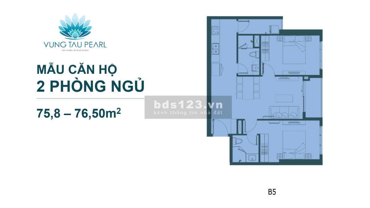 Cần bán căn hộ 2PN Vũng Tàu Pearl - Hưng Thịnh