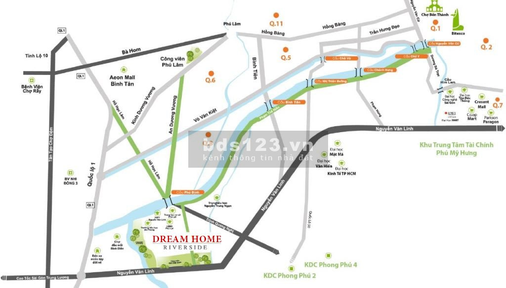 Cần bán gấp CHCC Dream Home Riverside - P.7- Quận 8. DT: 56,83m2 & 62,37m2. Giá rẻ 1,43tỷ & 1,53tỷ