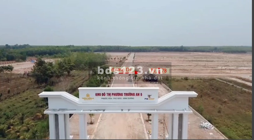 Chính chủ cần bán lô đất ngay cổng chào đô thị Phương Trường An 6.