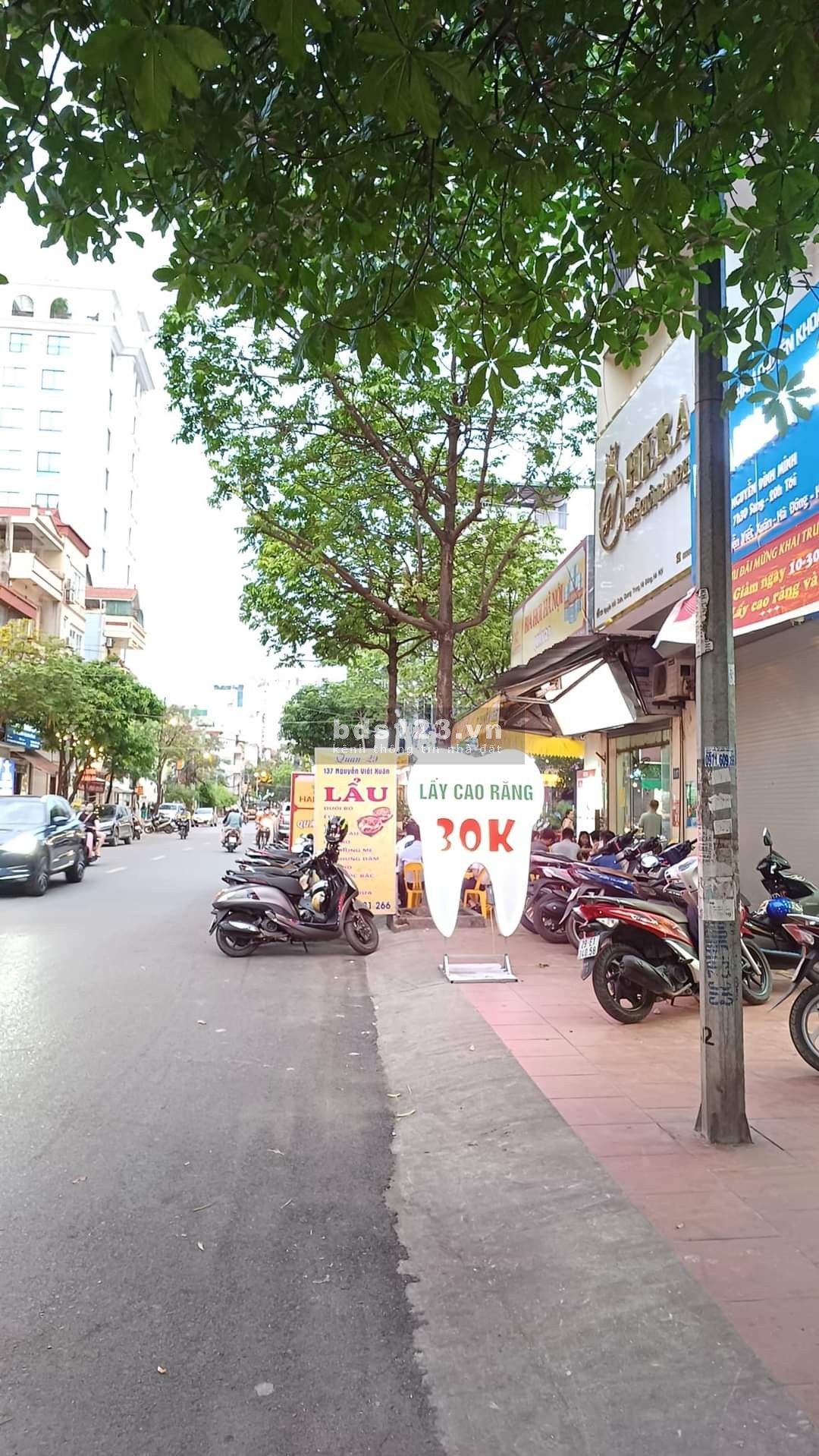 Cho thuê mặt bằng tầng 1, mặt phố Dương Khuê, Cầu Giấy, 68m2, Mt 6m, Giá:14 Tr/Th. (Có TL)