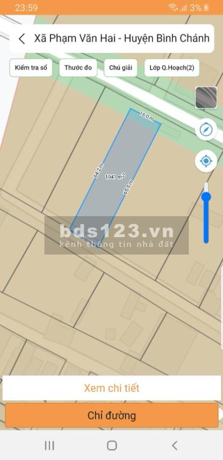 Bán đất 2 mặt tiền - Phạm Văn Hai - Bình Chánh
