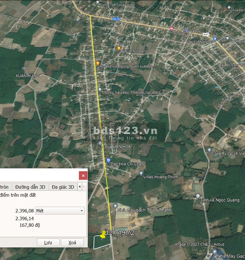 Cần bán 12,719m2 đất mặt tiền đường lớn cách Quốc Lộ 1A 2,3km, sổ đỏ, giá 7,8tỷ (rẻ nhất khu vực)