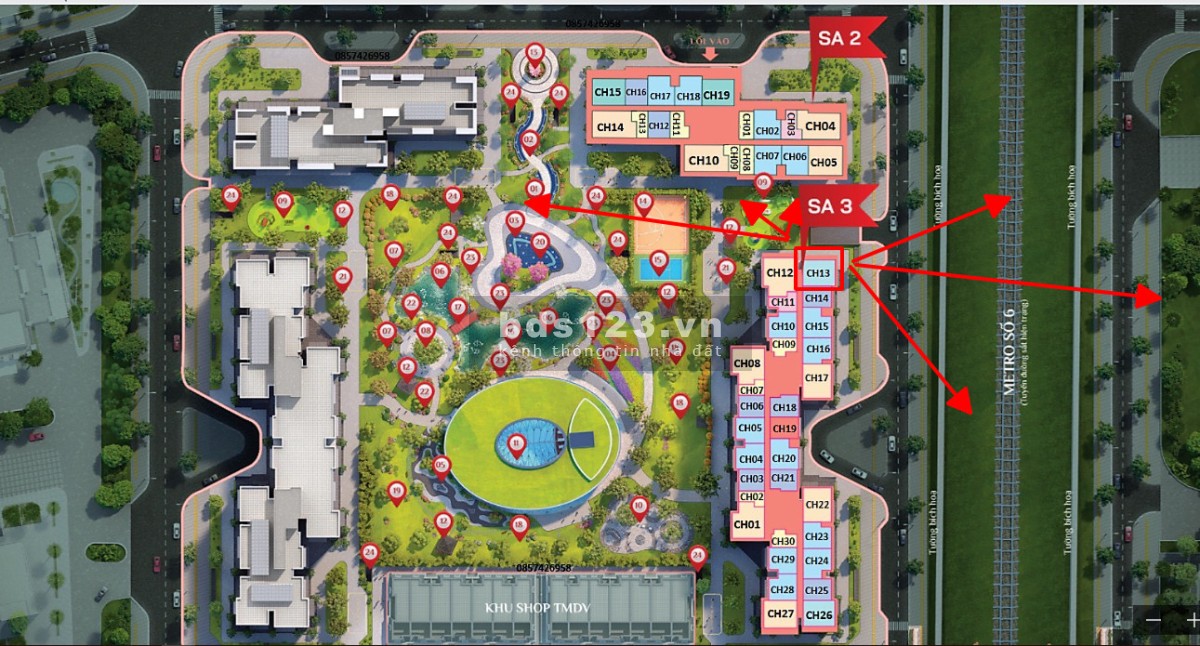 Bán căn hộ 2n+1 69m Sakura hướng ĐN nhận nhà ở ngay Vinhomes Smart City giá 3 tỷ