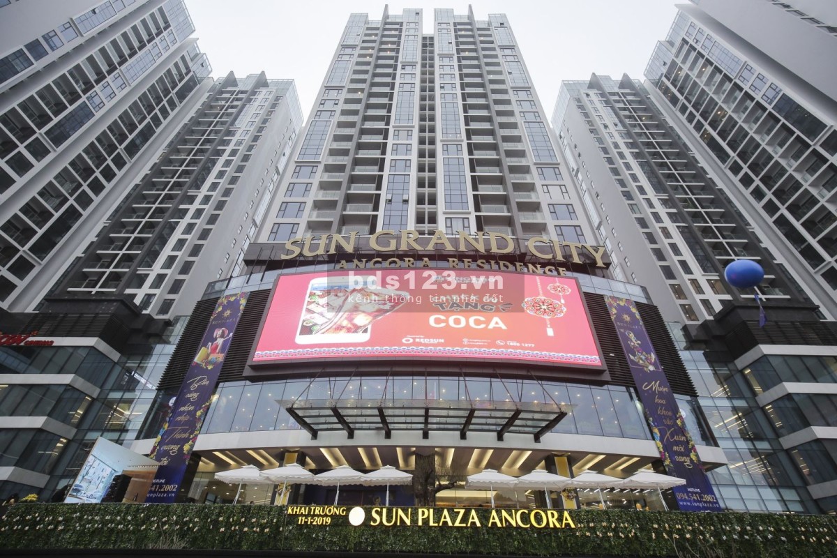Bán chung cư Sun Grand City Ancora Residence 110m2 3PN view sông giá từ 73 triệu/m2 view sông hồng