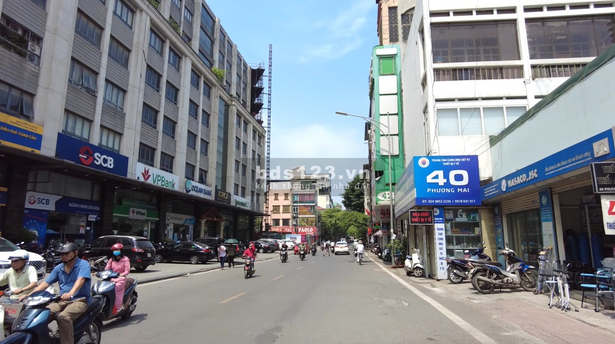 Bán nhà phố Phương Mai, Đống Đa, ô tô, kinh doanh, dòng tiền 68m2, 5 tầng MT 5m