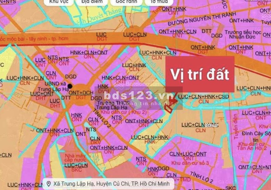 Bán hơn 500m đất vườn view bờ kênh đường ô tô Trung Lập Hạ, Củ Chi