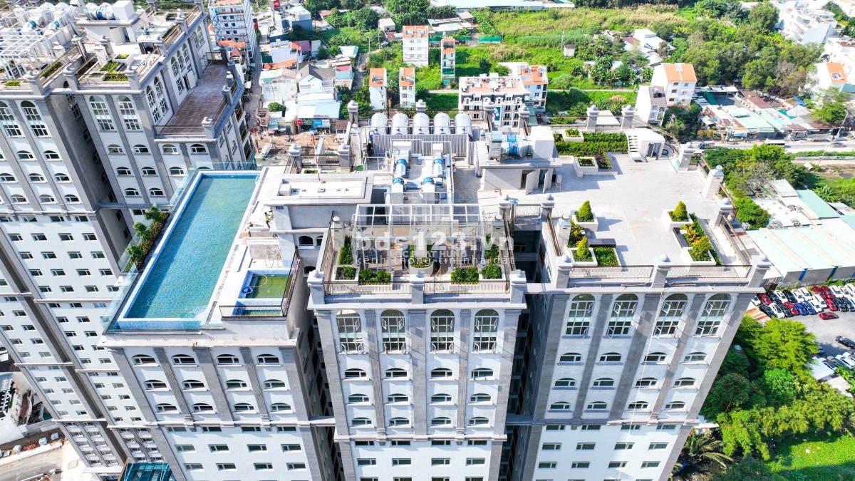 Cho thuê căn hộ 2PN Paris Hoàng Kim, phòng ngủ hướng Đông Nam, view yên tĩnh mát mẻ