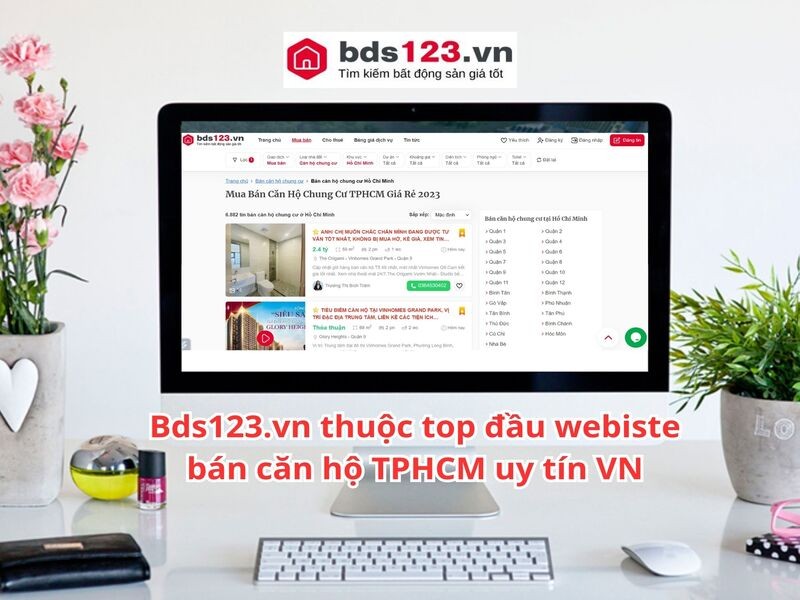 Bds123.vn thuộc top đầu Website bán căn hộ TPHCM uy tín tại VN