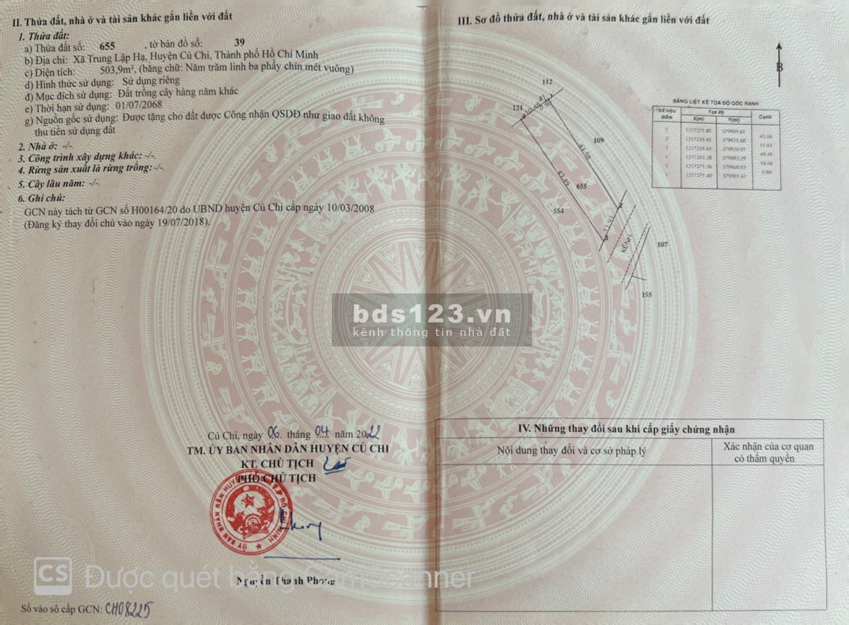 Bán 1 miếng đât vườn view kênh thoáng mát vuông vức đẹp giá rẽ
