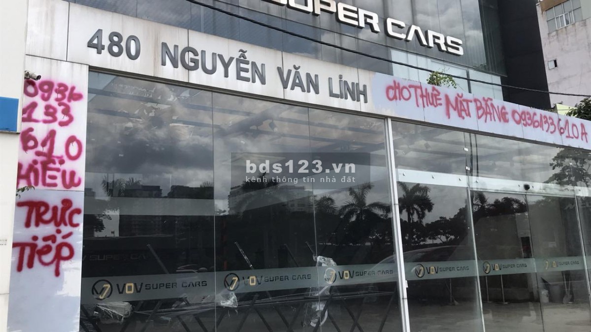 Chính chủ cần cho thuê mặt bằng mặt tiền Nguyễn Văn Linh 480 nguyễn văn linh Quận 7 rộng 15*20