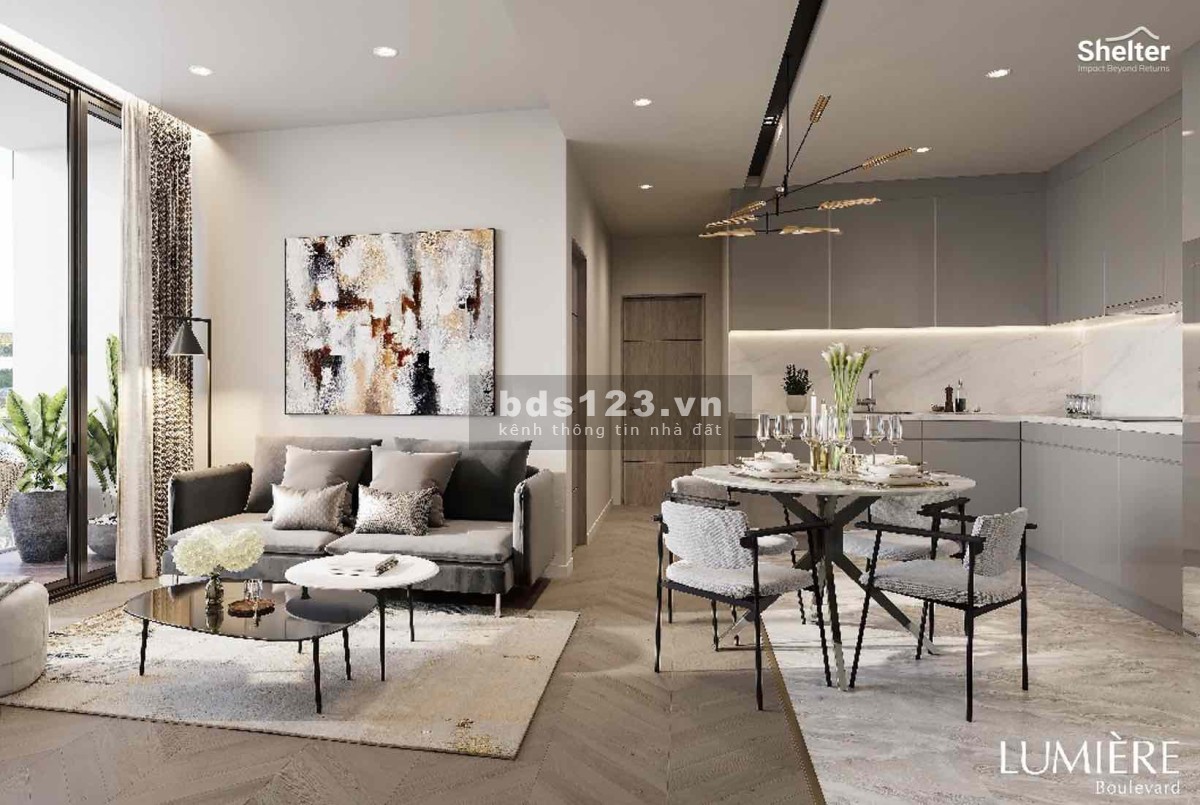Bán căn hộ Lumiere Boulevard 2PN 80m2 thanh toán linh hoạt 10% tương đương 543 triệu/năm