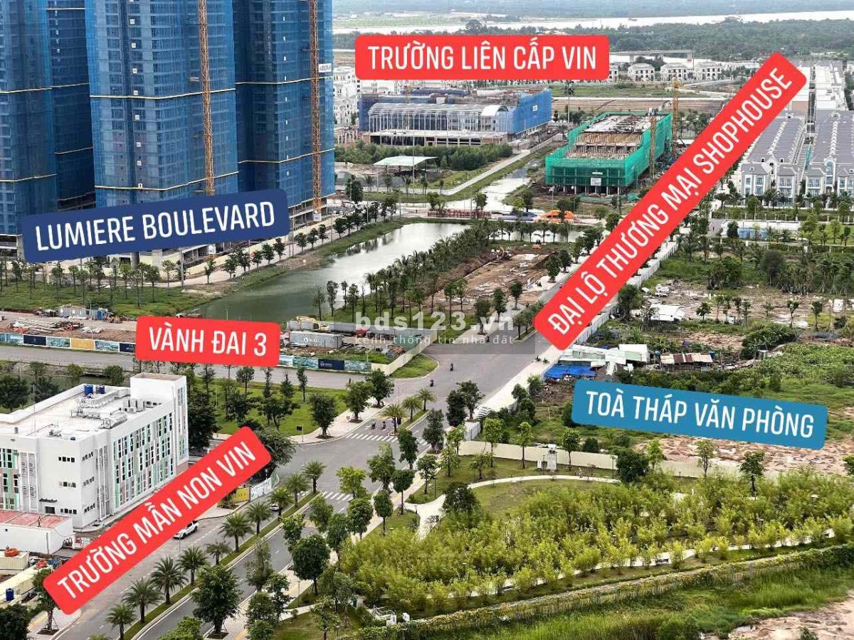 Bán căn hộ Lumiere Boulevard 2PN 80m2 thanh toán linh hoạt 10% tương đương 543 triệu/năm