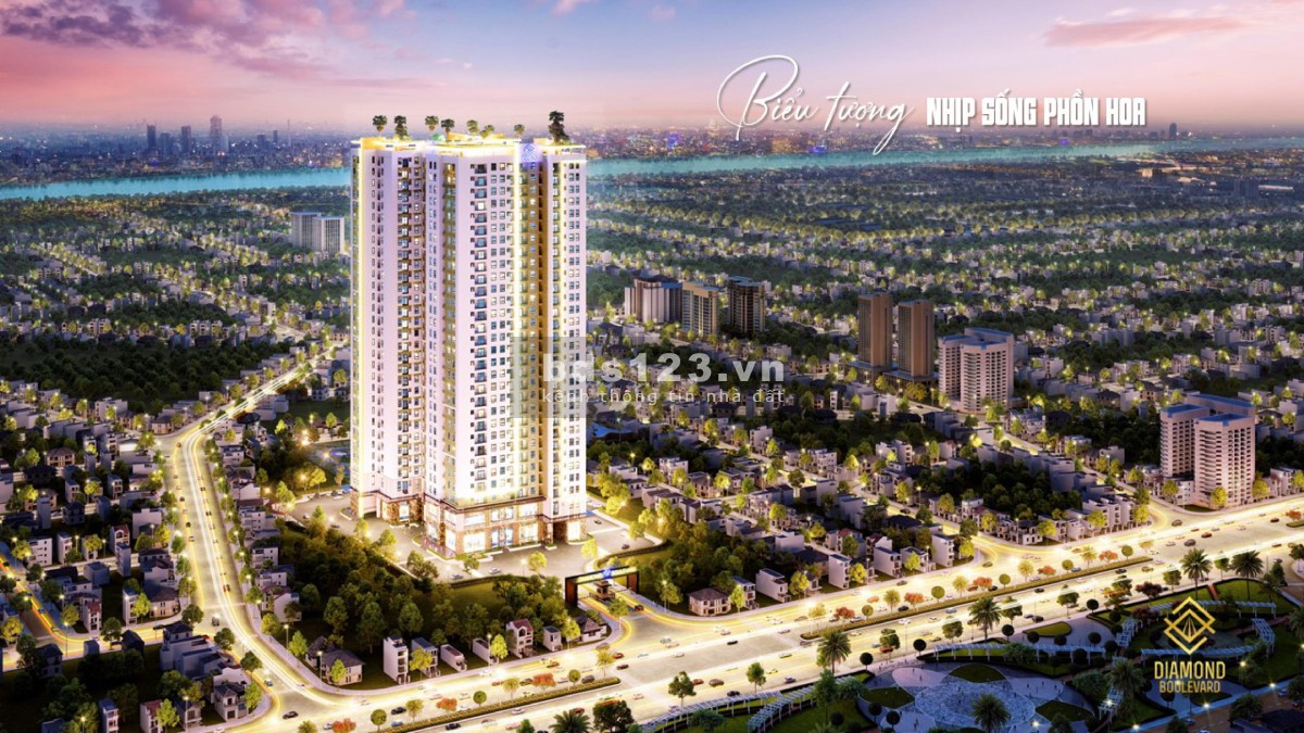 Diamond Boulevard Căn Hộ Mặt Tiền QL13 Thanh Toán Chỉ 1% Mỗi Tháng