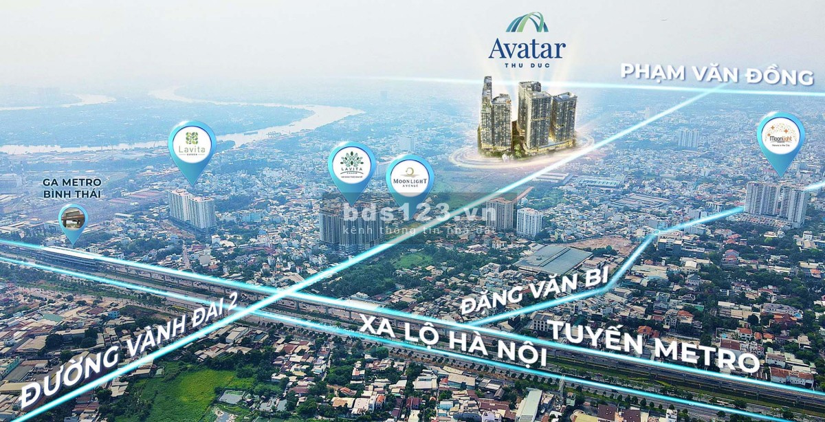 Bán căn hộ Avatar Thủ Đức 2PN giá 73m2 do Hưng Thịnh làm CĐT, chỉ 3% GTCH ký HĐMB