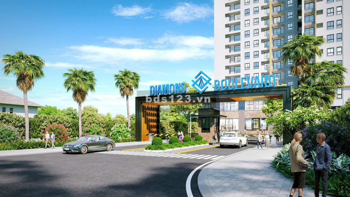Bán căn hộ Diamond Boulevard 2PN 56m2 mặt tiền quốc lộ 13 giá chỉ từ 1.2 tỷ/căn 0969483457