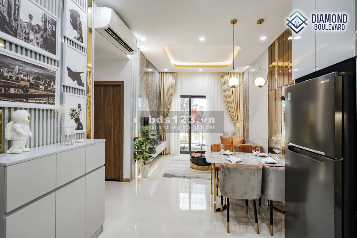 Bán căn hộ Diamond Boulevard 2PN 56m2 mặt tiền quốc lộ 13 giá chỉ từ 1.2 tỷ/căn 0969483457