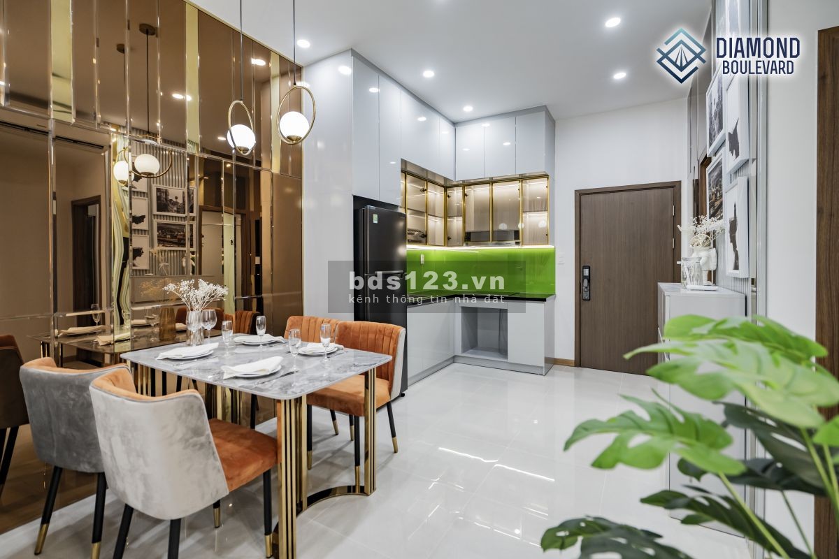 Bán căn hộ Diamond Boulevard 2PN 56m2 mặt tiền quốc lộ 13 giá chỉ từ 1.2 tỷ/căn 0969483457