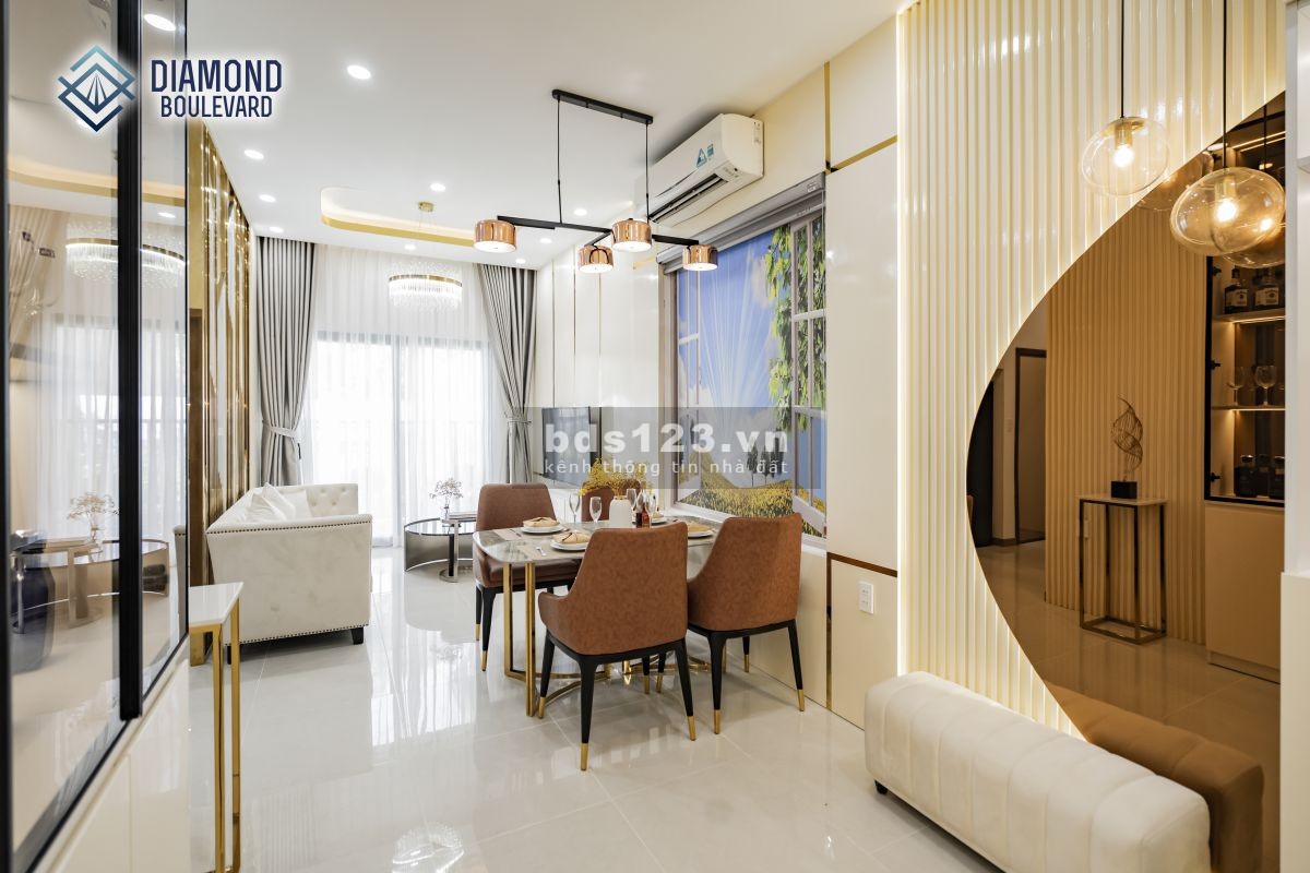 Bán căn hộ Diamond Boulevard 2PN 56m2 mặt tiền quốc lộ 13 giá chỉ từ 1.2 tỷ/căn 0969483457