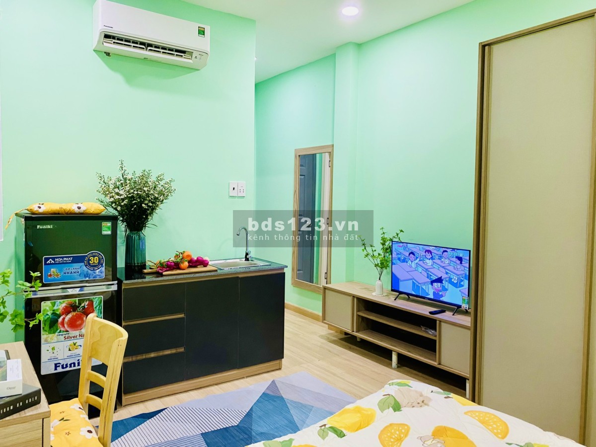 Cho thuê phòng đường Ngô Tất Tố, nội thất cao cấp đầy đủ tiện nghi, giá 5,5 triệu/tháng